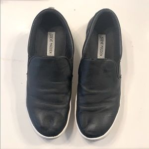 Steve Madden Black Slip-On Flatform Sneaker